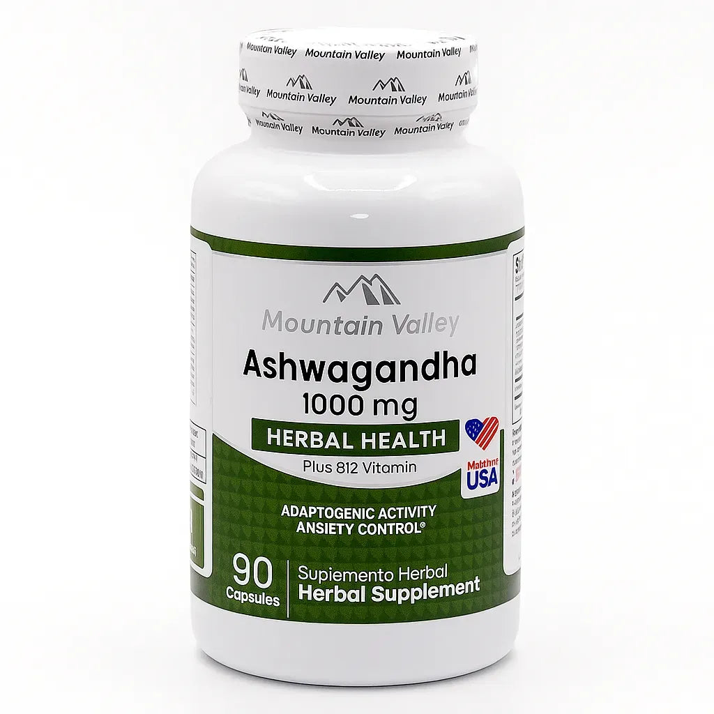 ASHWAGANDHA (GINSENG INDIO) + B12 X 90 CAPSULAS