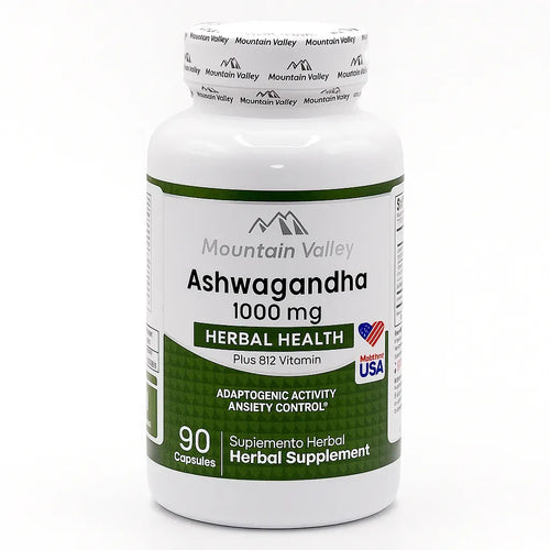 ASHWAGANDHA (GINSENG INDIO) + B12 X 90 CAPSULAS