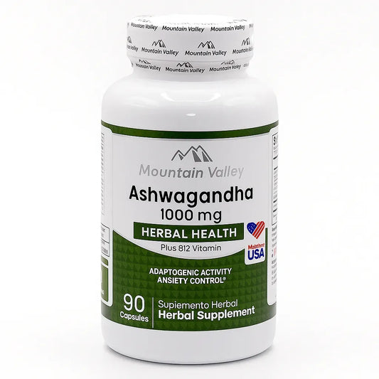 ASHWAGANDHA (GINSENG INDIO) + B12 X 90 CAPSULAS